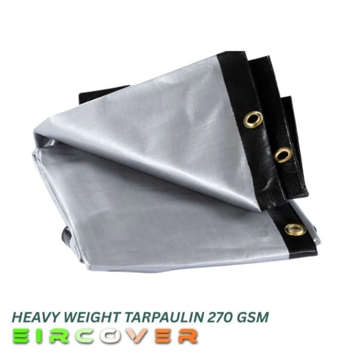 Heavy Weight Tarpaulin 5m x 20m (16' -66') 270 gsm - Image 2