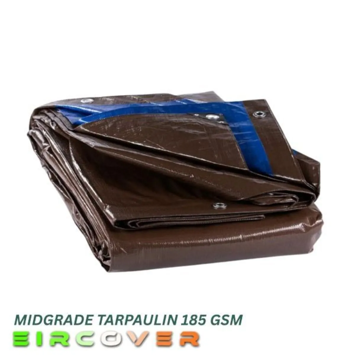 Midgrade Tarpaulin 6m x 11m (20' - 36') 185 gsm - Image 2