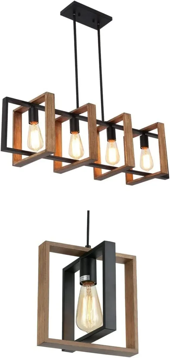 Kitchen Island Lighting 4 Light Dining Room - Image 3