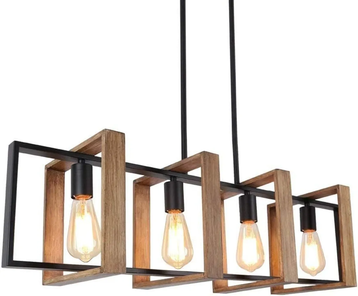 Kitchen Island Lighting 4 Light Dining Room - Image 4