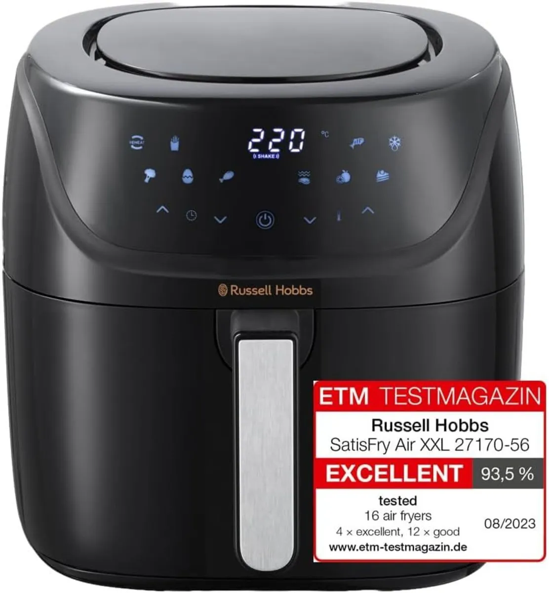 Xxl Family Rapid Digital Air Fryer 8L Compact - Image 1