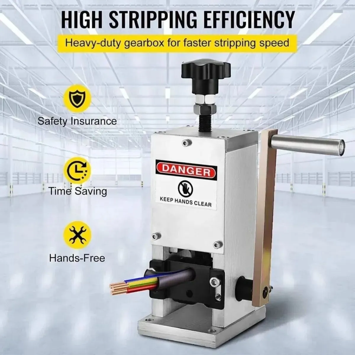 Manual Cable/Wire Stripper Machine – 1.5-25mm - Image 2