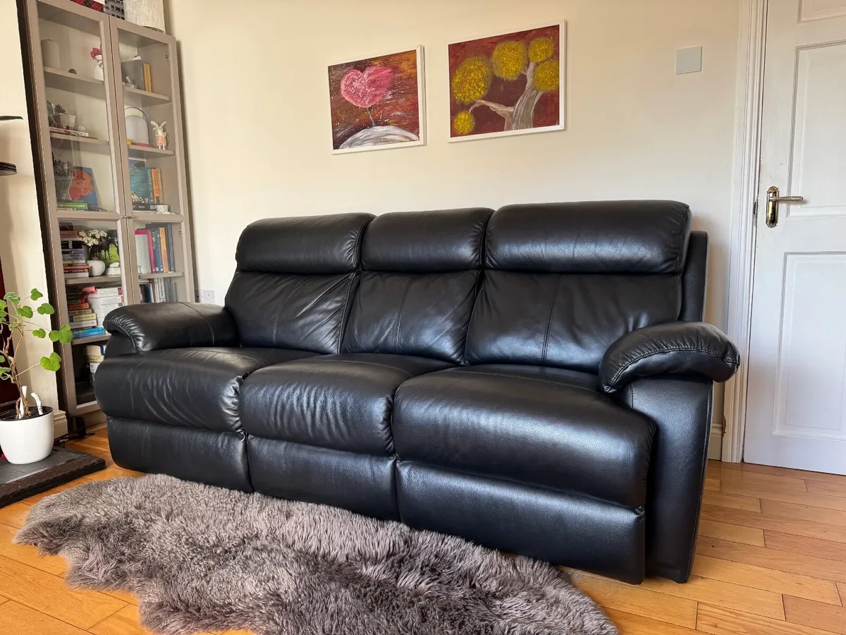 Recliner sofa 3-seater & 1-seater - Image 1