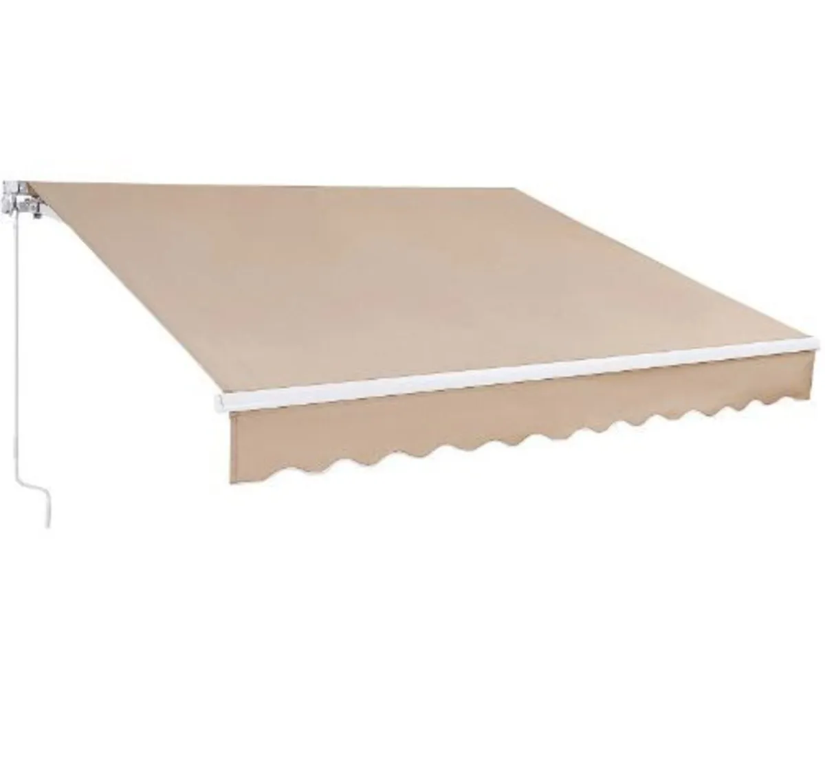 Manual Retractable Awning, 8 x 7 ft Outdoor - Image 1