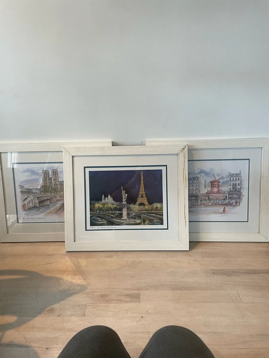 Framed photos & print - Paris & Shawshank - Image 1