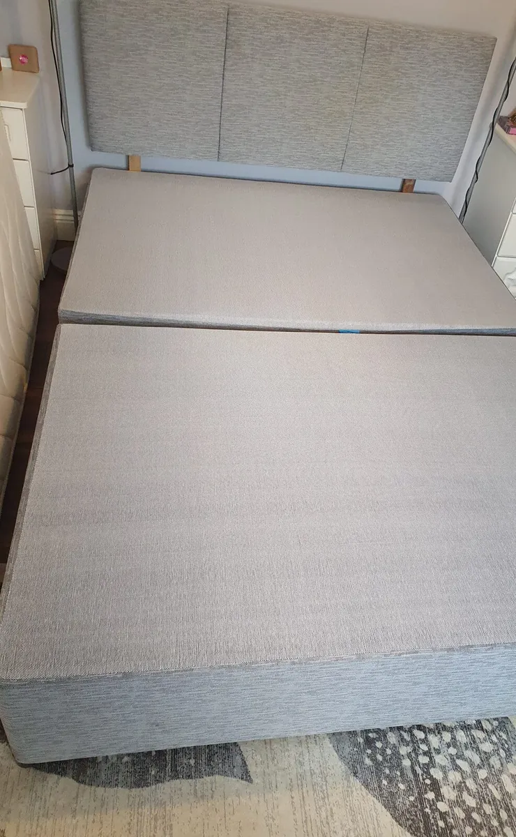 Double bed base and headboard - Image 2