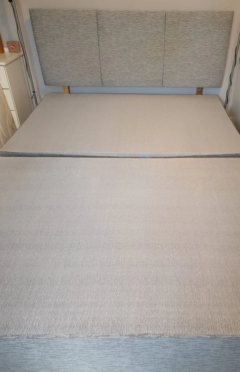 Double bed base and headboard - Image 4