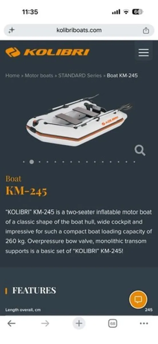 boat engine and Inflatable boat plus extras - Image 3
