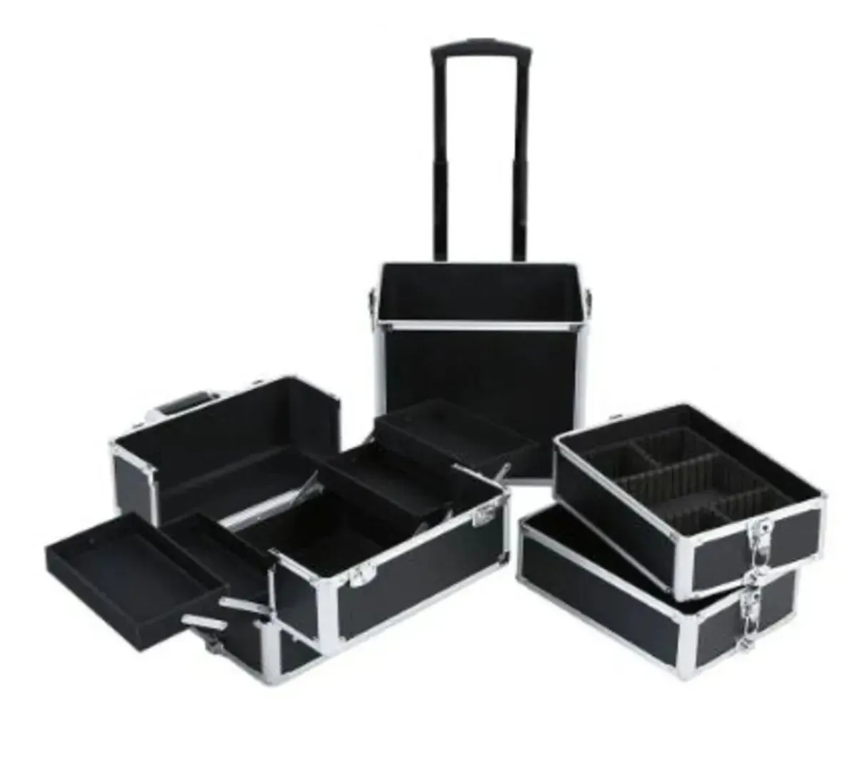 Makeup Trolley with Detachable Mini Cases - Image 4