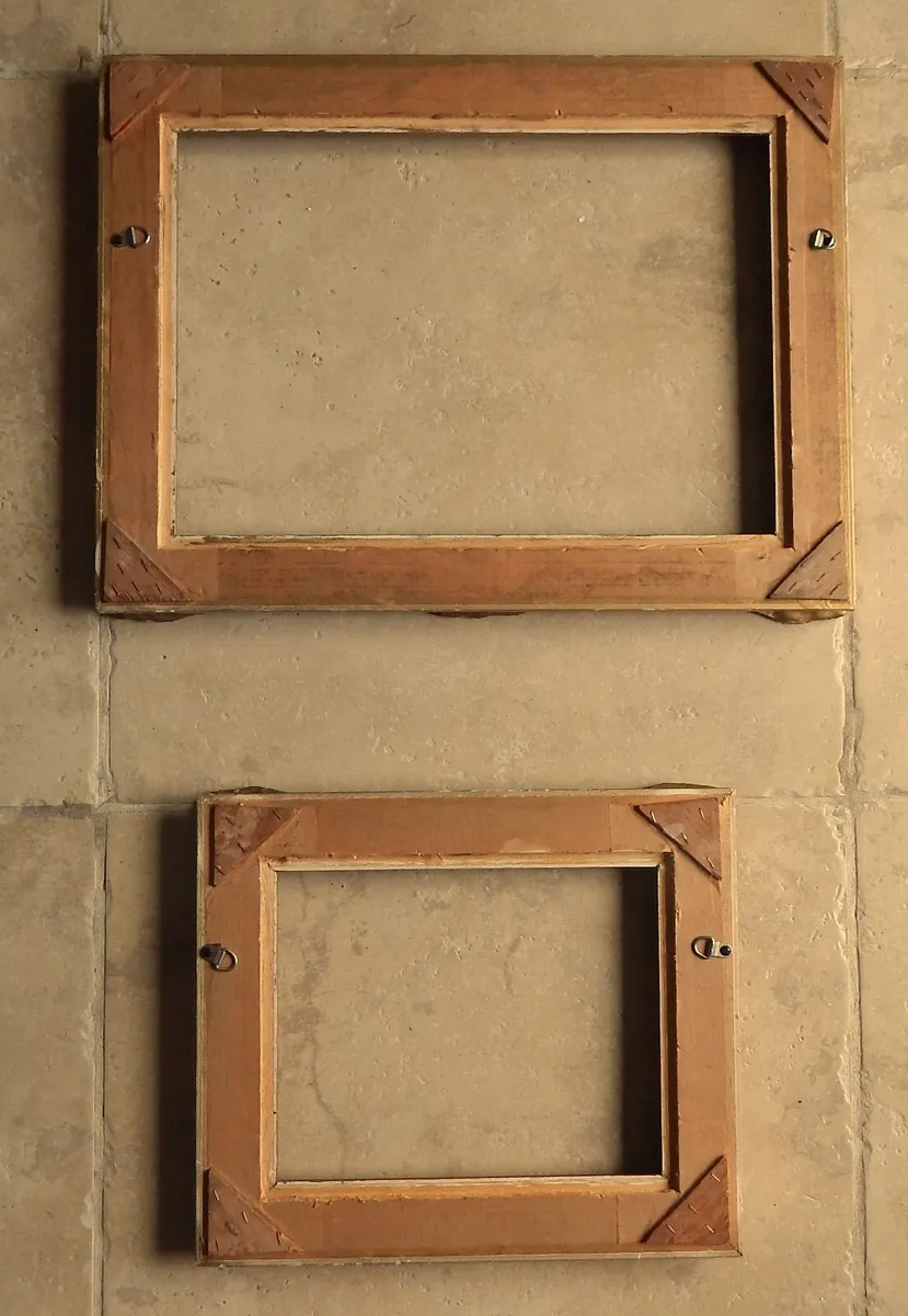 2 Vintage Ornate Gilt Wood Frames - Image 4