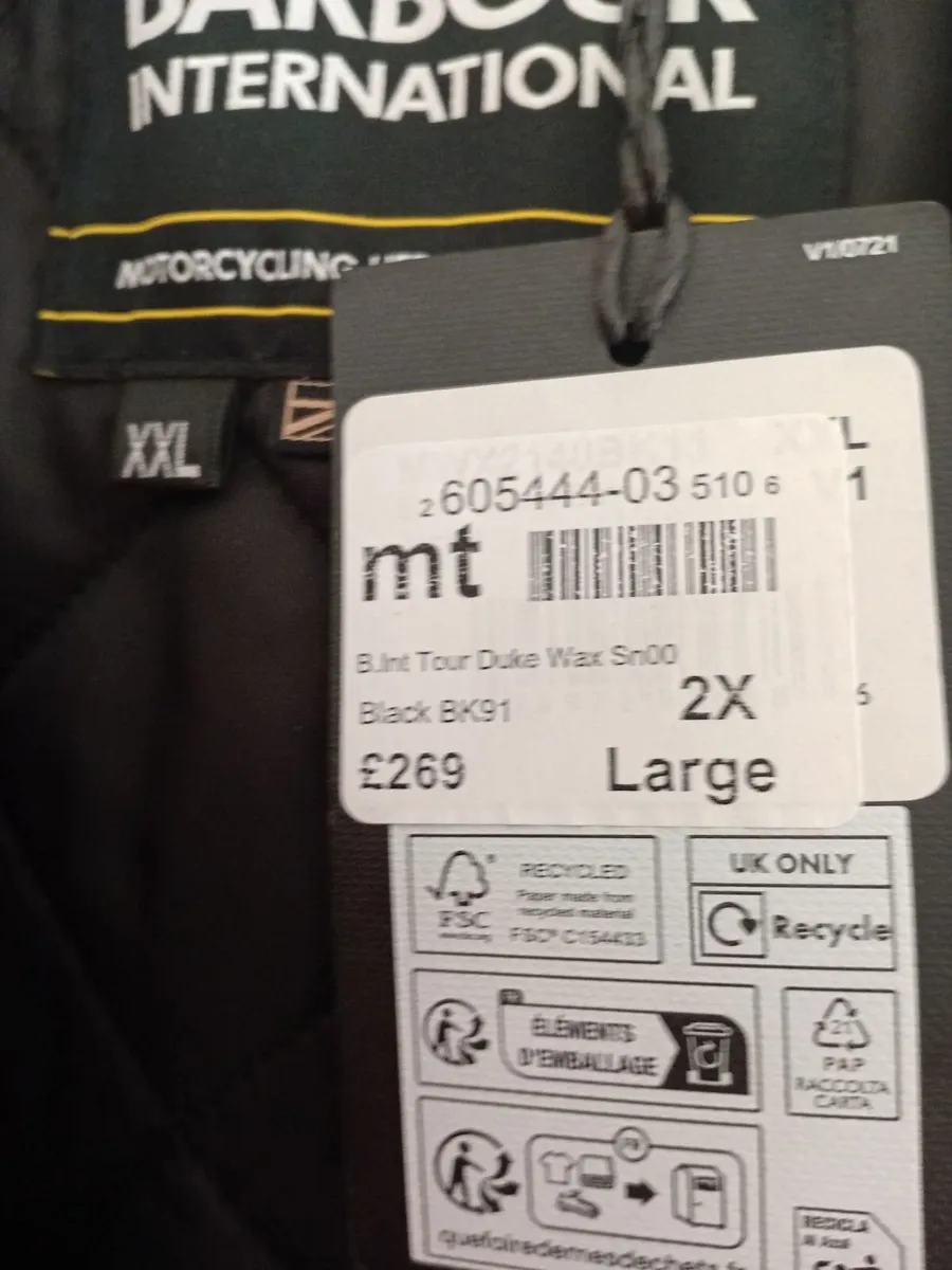 Mens New Barbour Jacket - Image 3