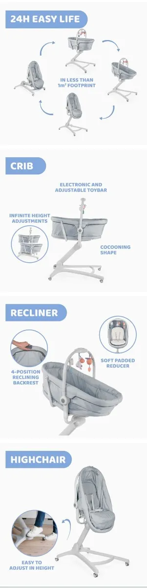 Chicco baby hug 4 in 1 - Image 2
