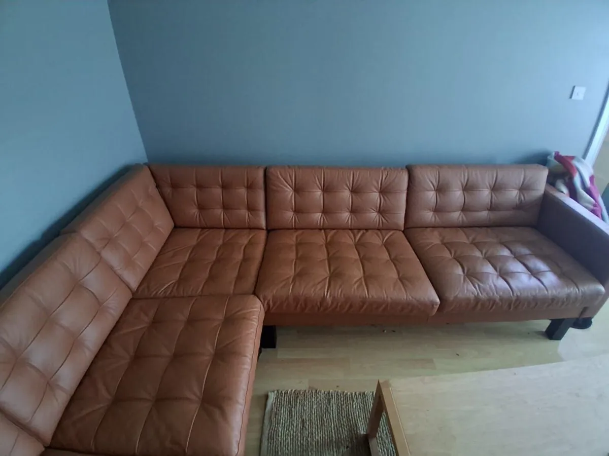 Leather Couch - Image 3