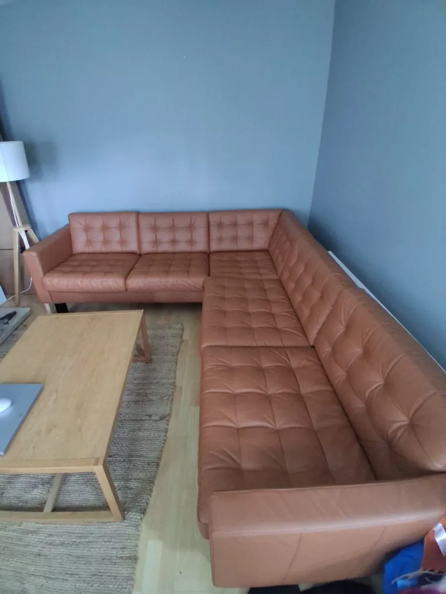 Leather Couch - Image 1