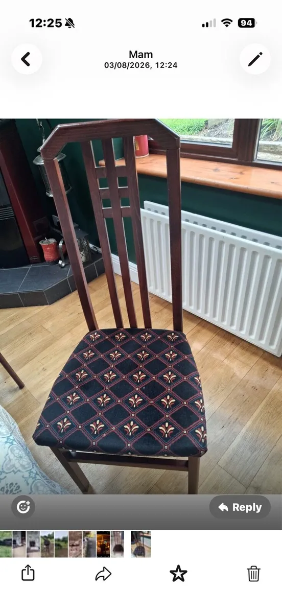 6 Dining room chairs - Image 2