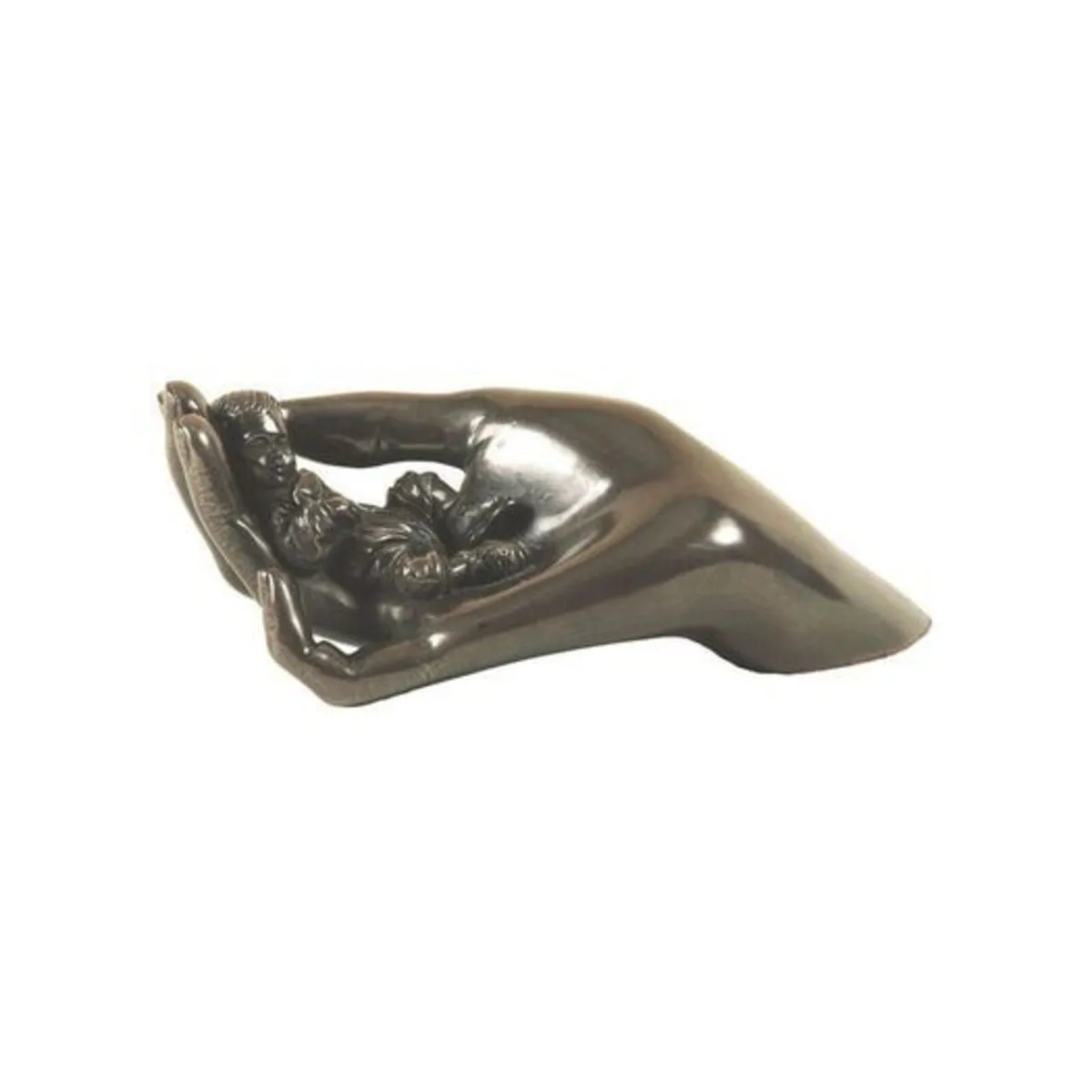 Genesis Fine Arts Caring Baby Boy Cold Cast Bronze - Image 2