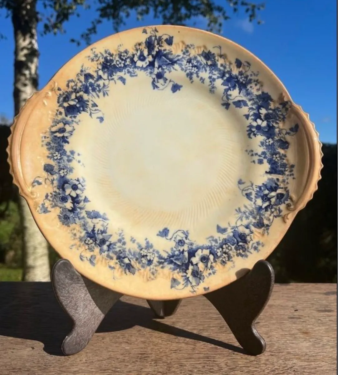 Antique cake plate - Image 1