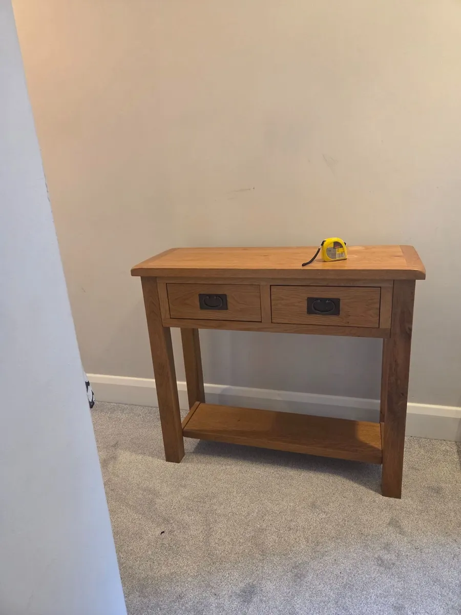 Solid wood console - Image 1