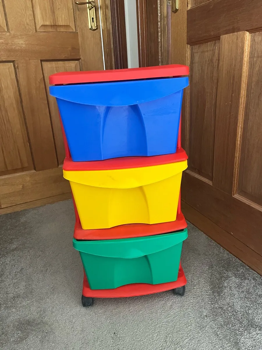 Durable Plastic Toy Storage Unit - Image 1