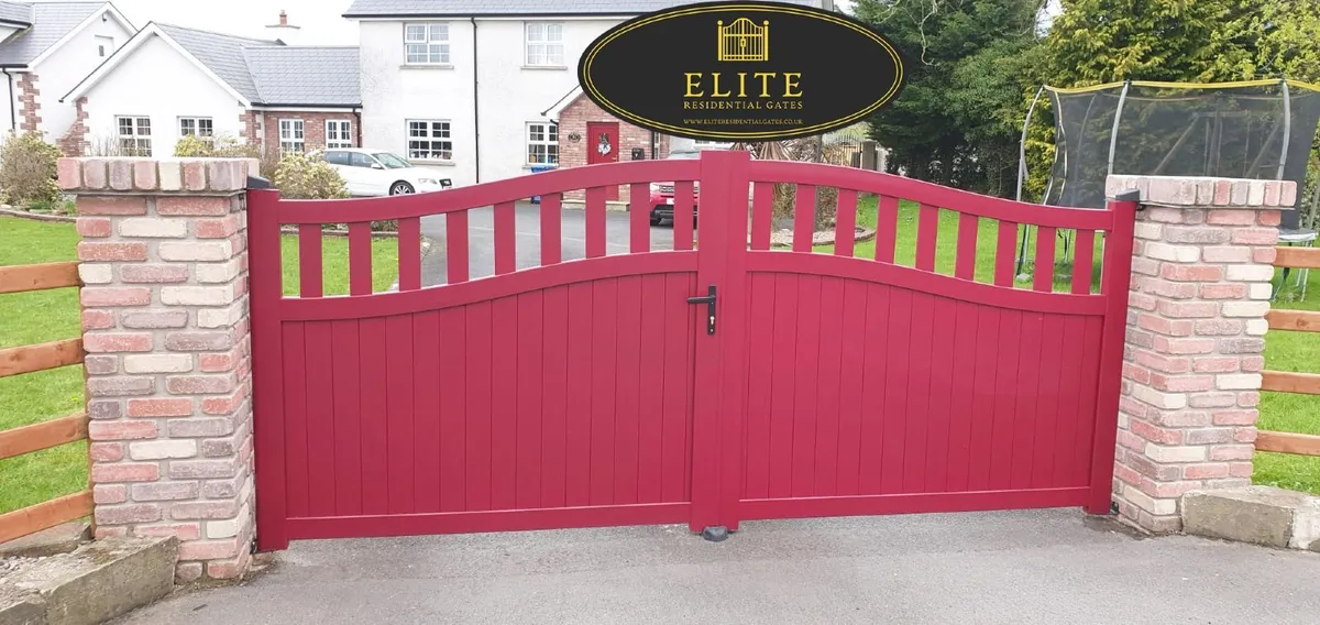 Aluminium Driveway House Entrance Gates - Image 1