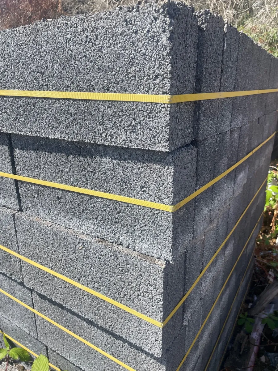 Solid concrete blocks 4” (half stacks of 24) - Image 4