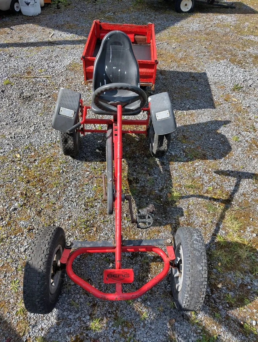 Berg go cart with trailer - Image 3