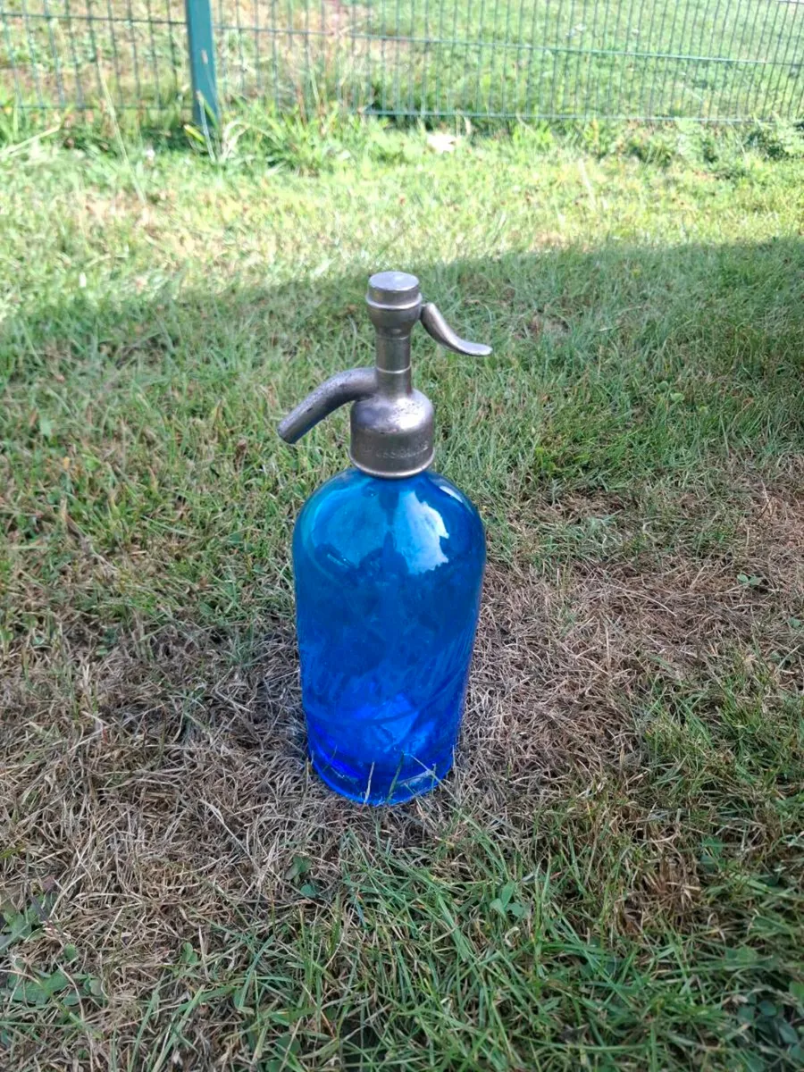 French vintage glass siphon - Image 1