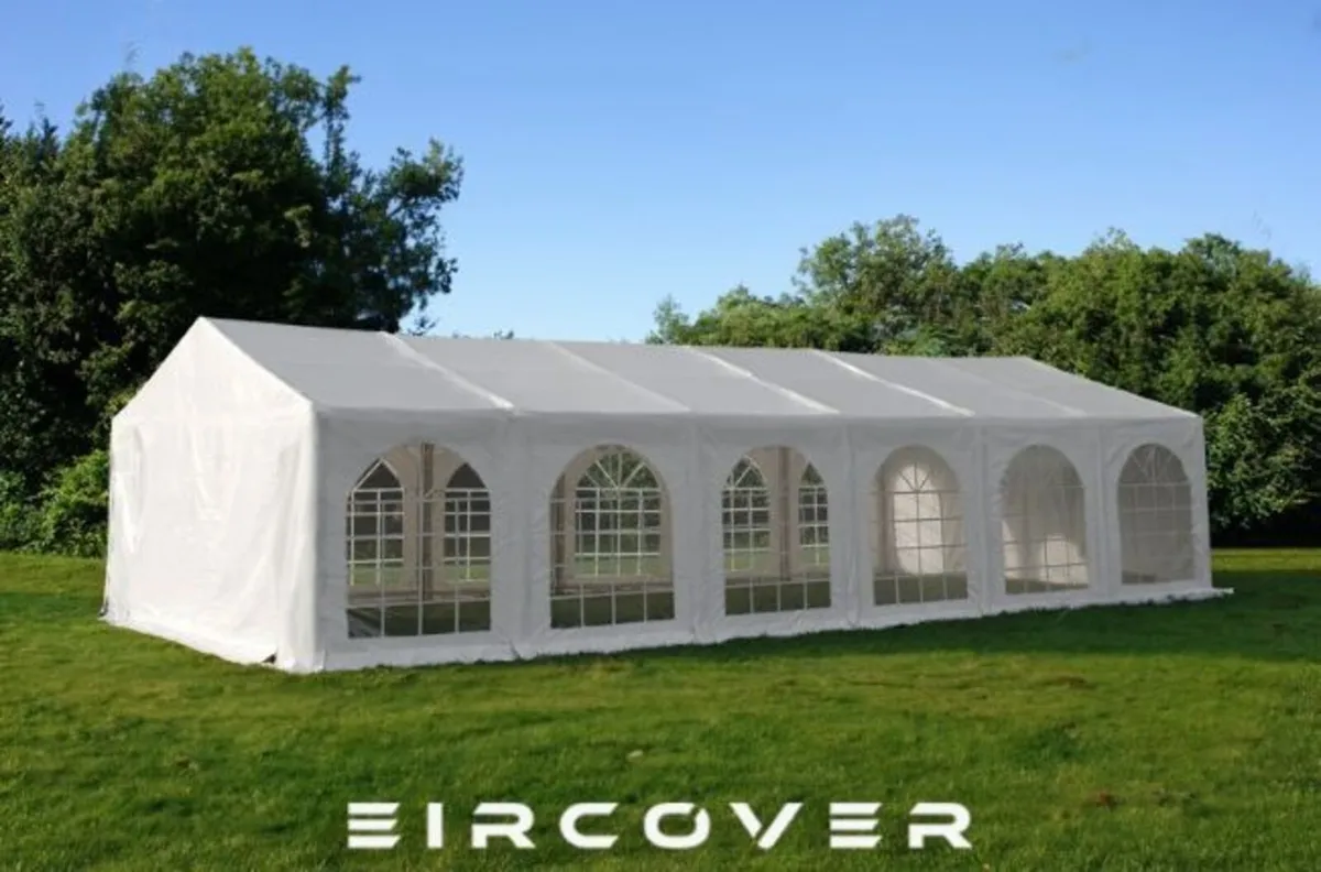 Heavy Duty Marquee 6m x 12m PVC with Ground Bars - Image 2