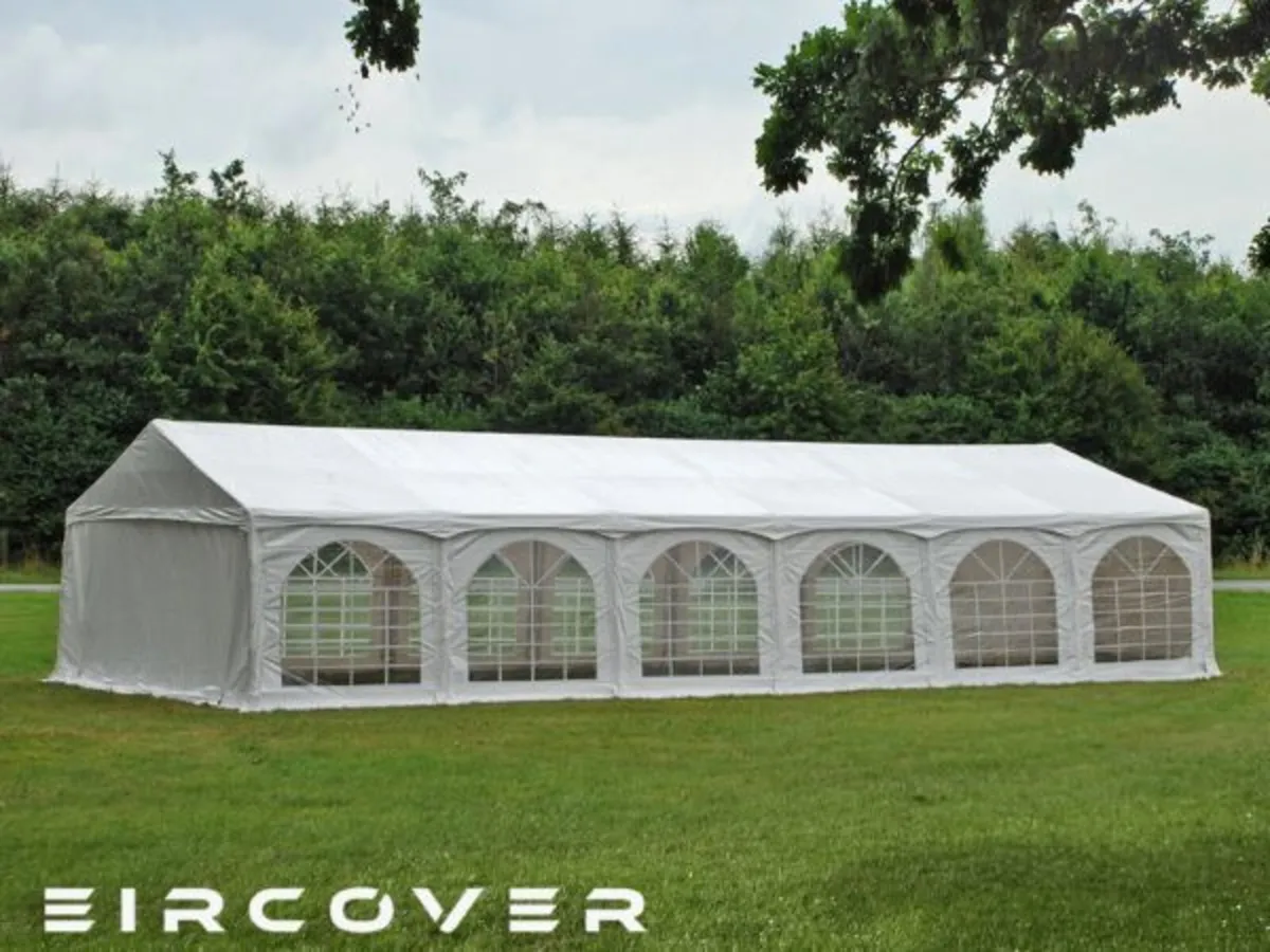 Heavy Duty Marquee 6m x 12m PVC with Ground Bars - Image 3
