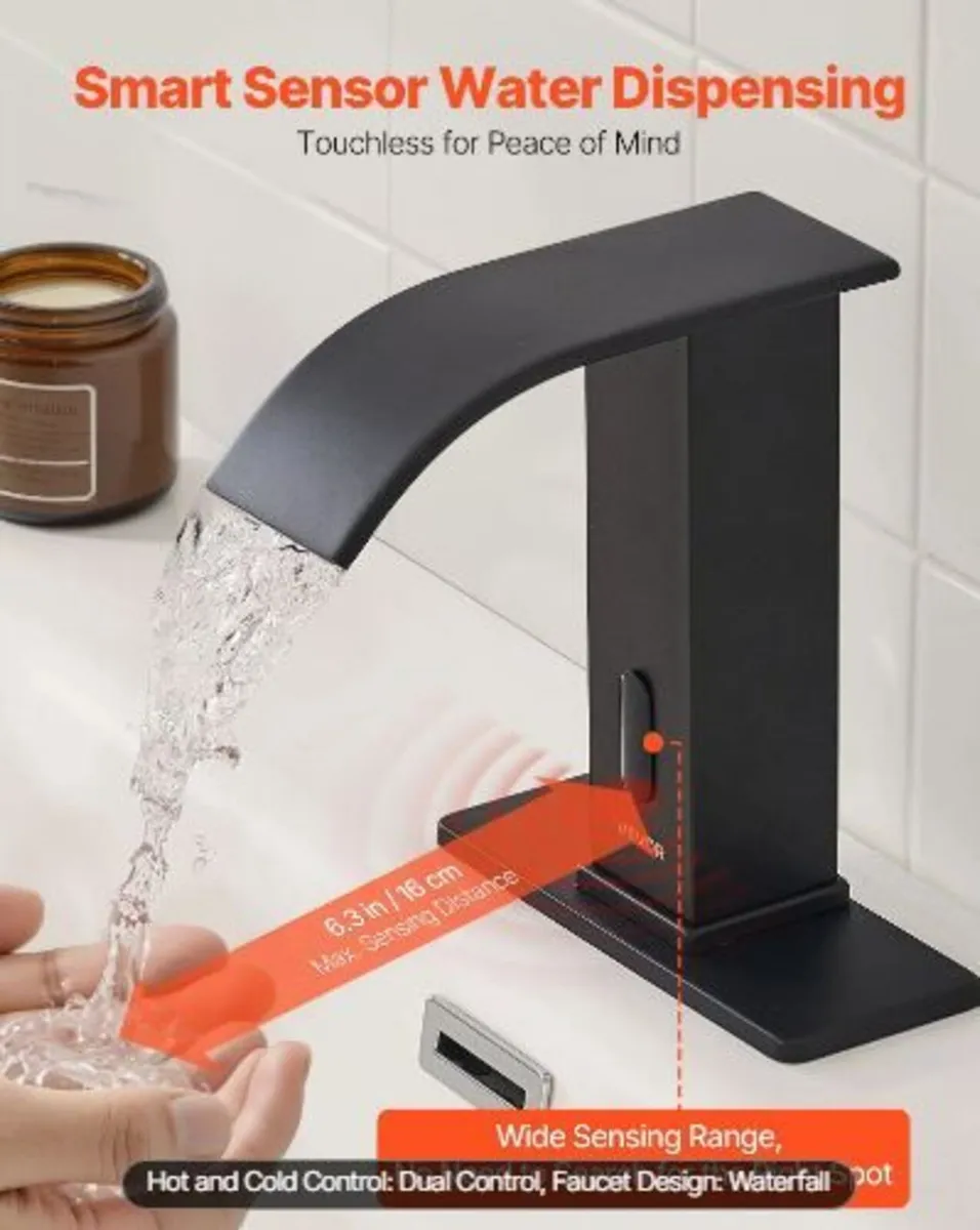 Touchless Bathroom Sink Faucet - Image 1