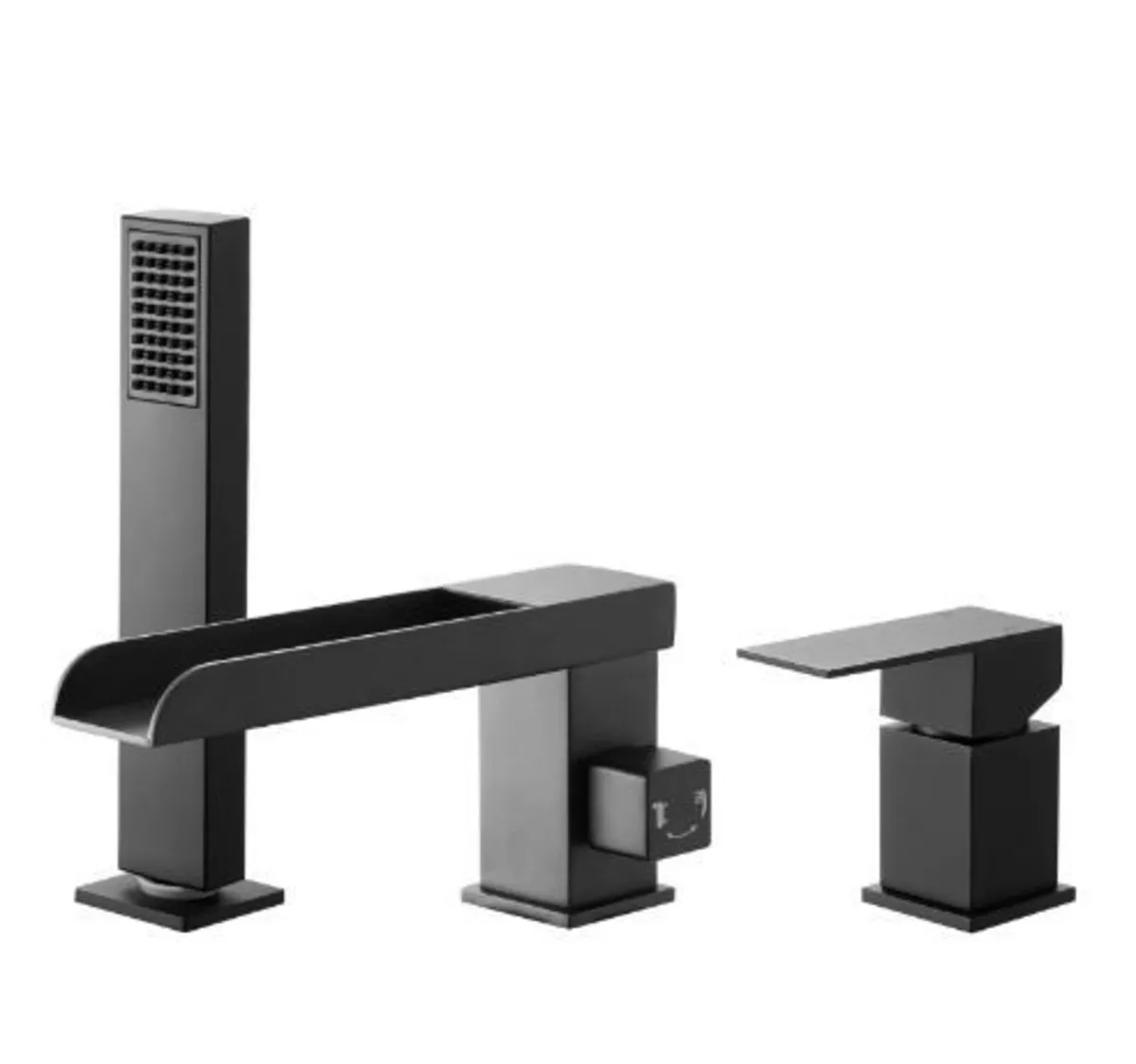 Roman Tub Faucet, 3 Hole Waterfall - Image 4