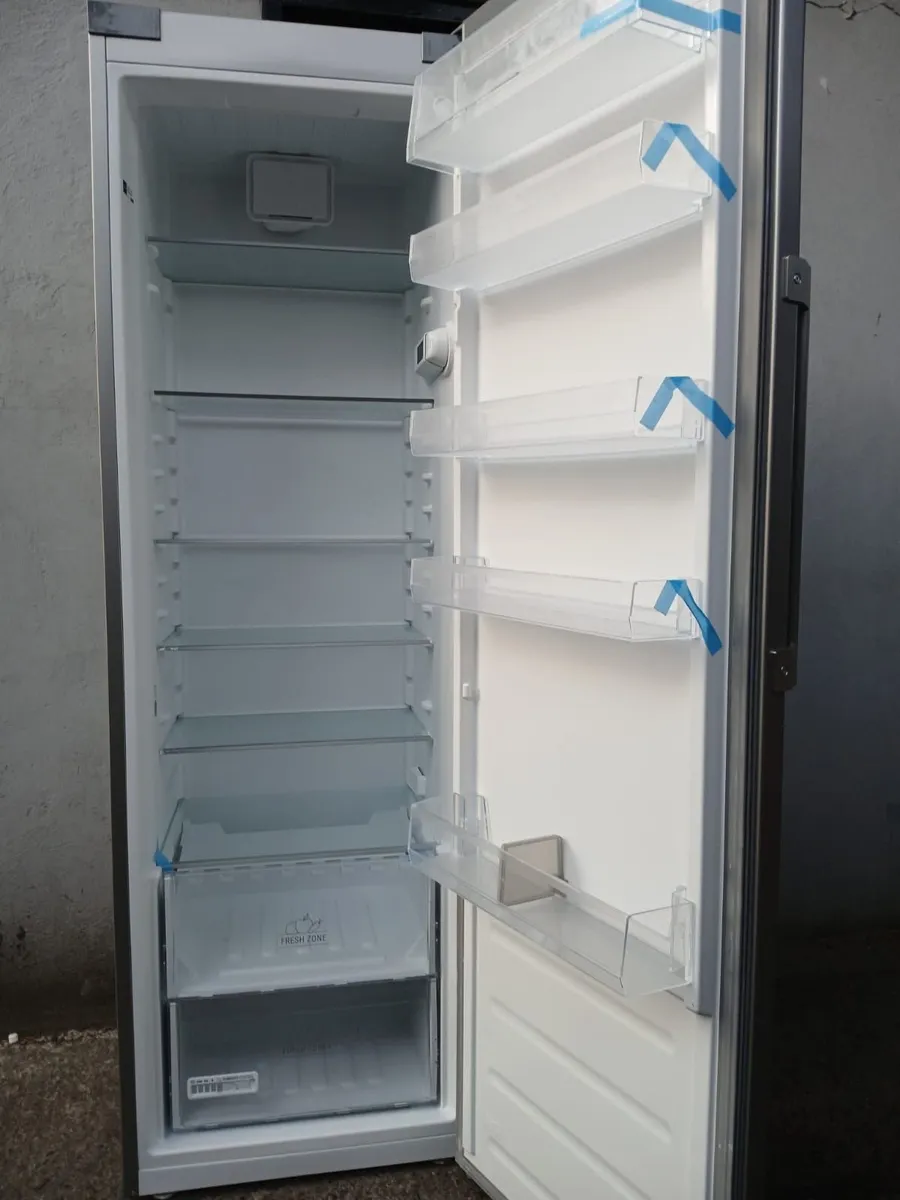 1 EX DISPLAY BRAND NEW LARDER FRIDGE FOR SALE - Image 1