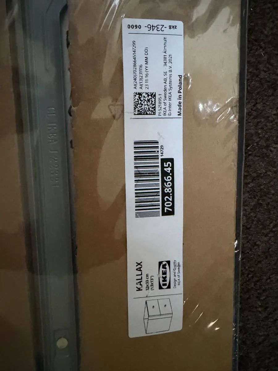 2 kallax inserts for office - Image 2