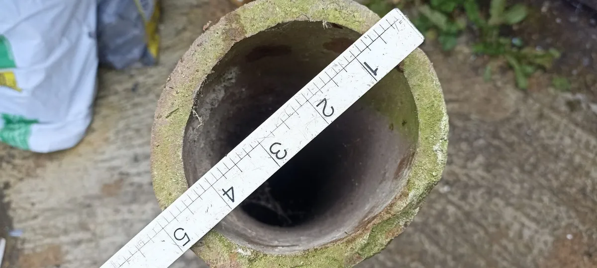 New length of 4in Clay pipe - Image 2