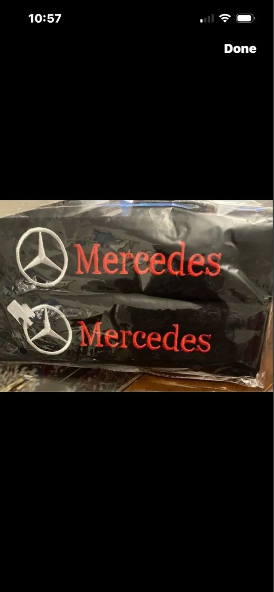 Mercedes Seatbelt Cushion Set - Image 1