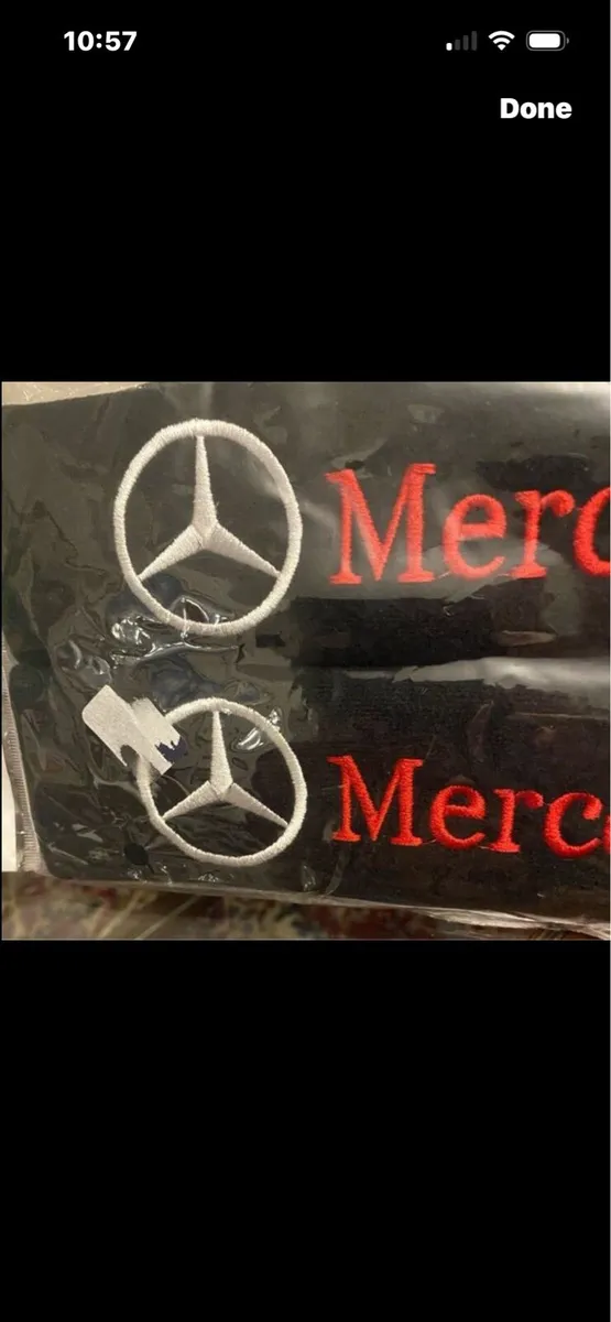 Mercedes Seatbelt Cushion Set - Image 2