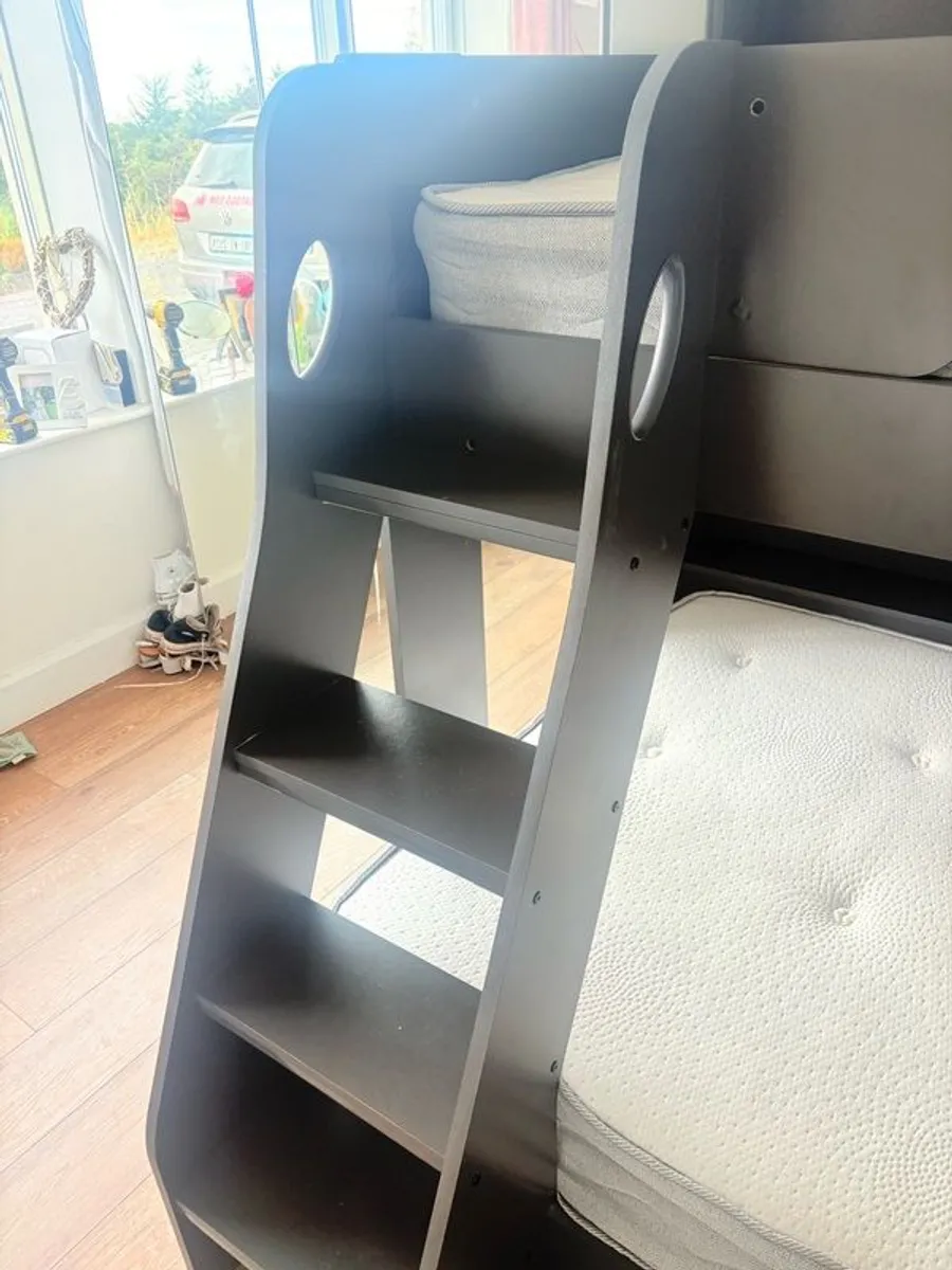 Triple BunkBed with Mattresses & Storage - Image 3