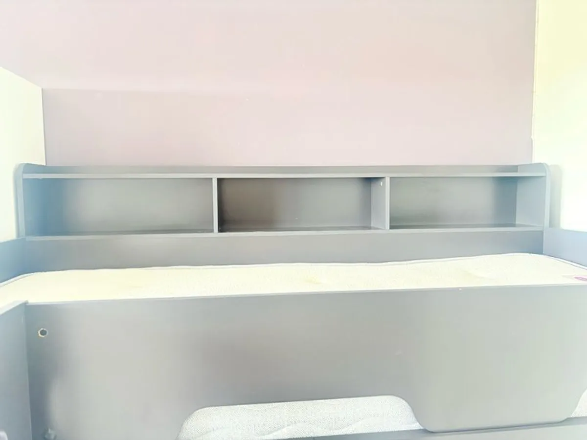 Triple BunkBed with Mattresses & Storage - Image 4