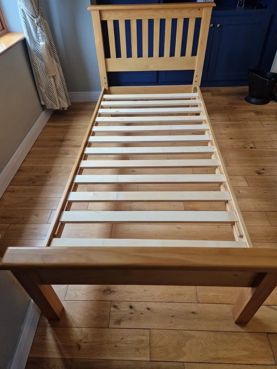 Solid Wood Single Bed - Image 1