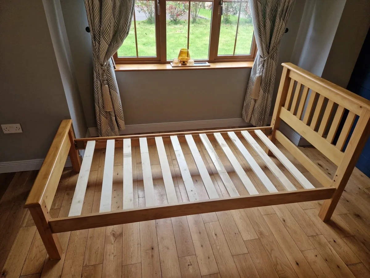 Solid Wood Single Bed - Image 2
