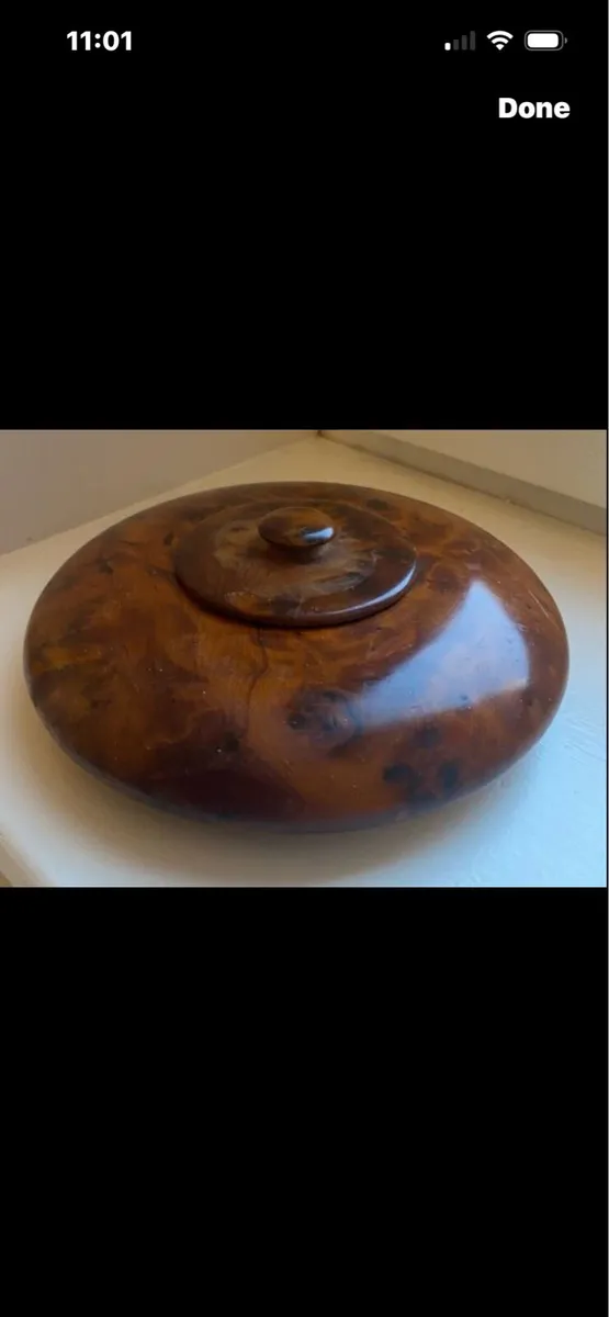 Handcrafted Walnut Jewellery/ Trinket Box - Image 1