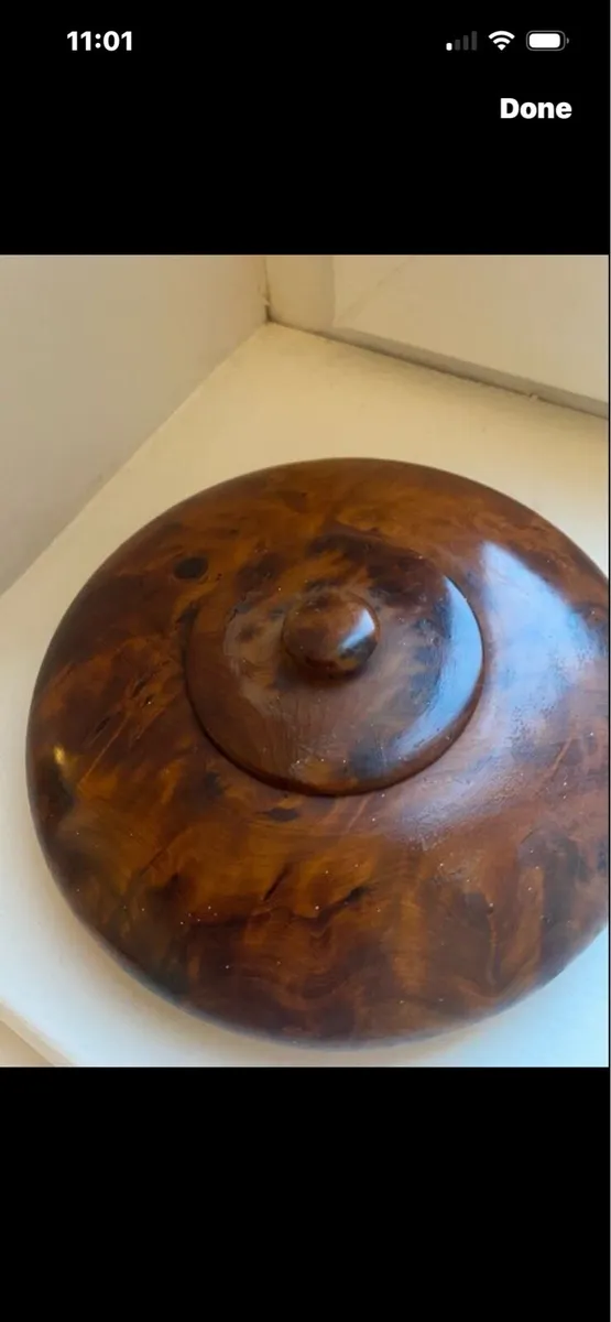 Handcrafted Walnut Jewellery/ Trinket Box - Image 2
