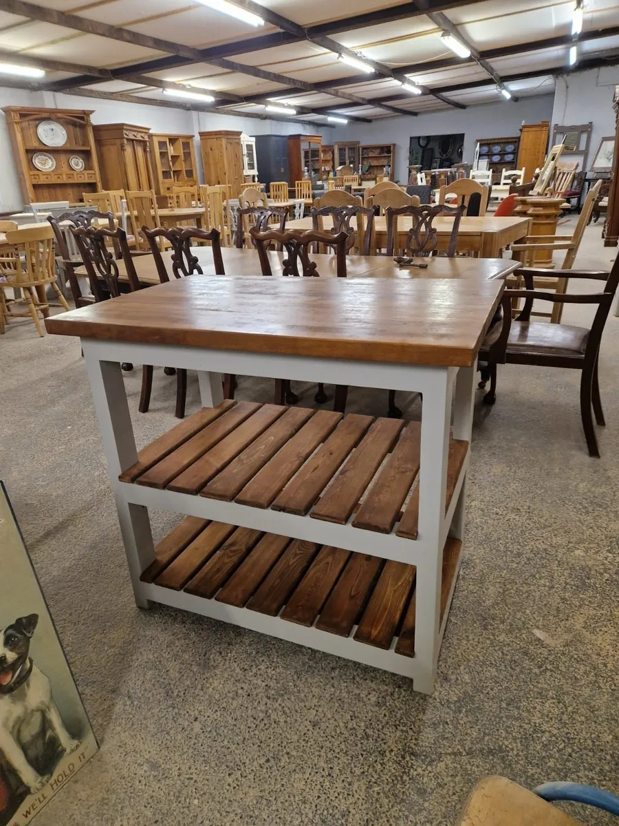 Kitchen island, butcher block - Image 2
