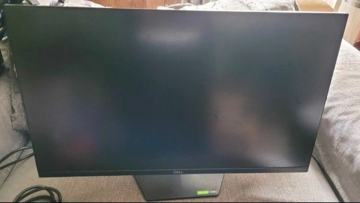 2 x Dell 27" gaming monitors with monitor stand - Image 2