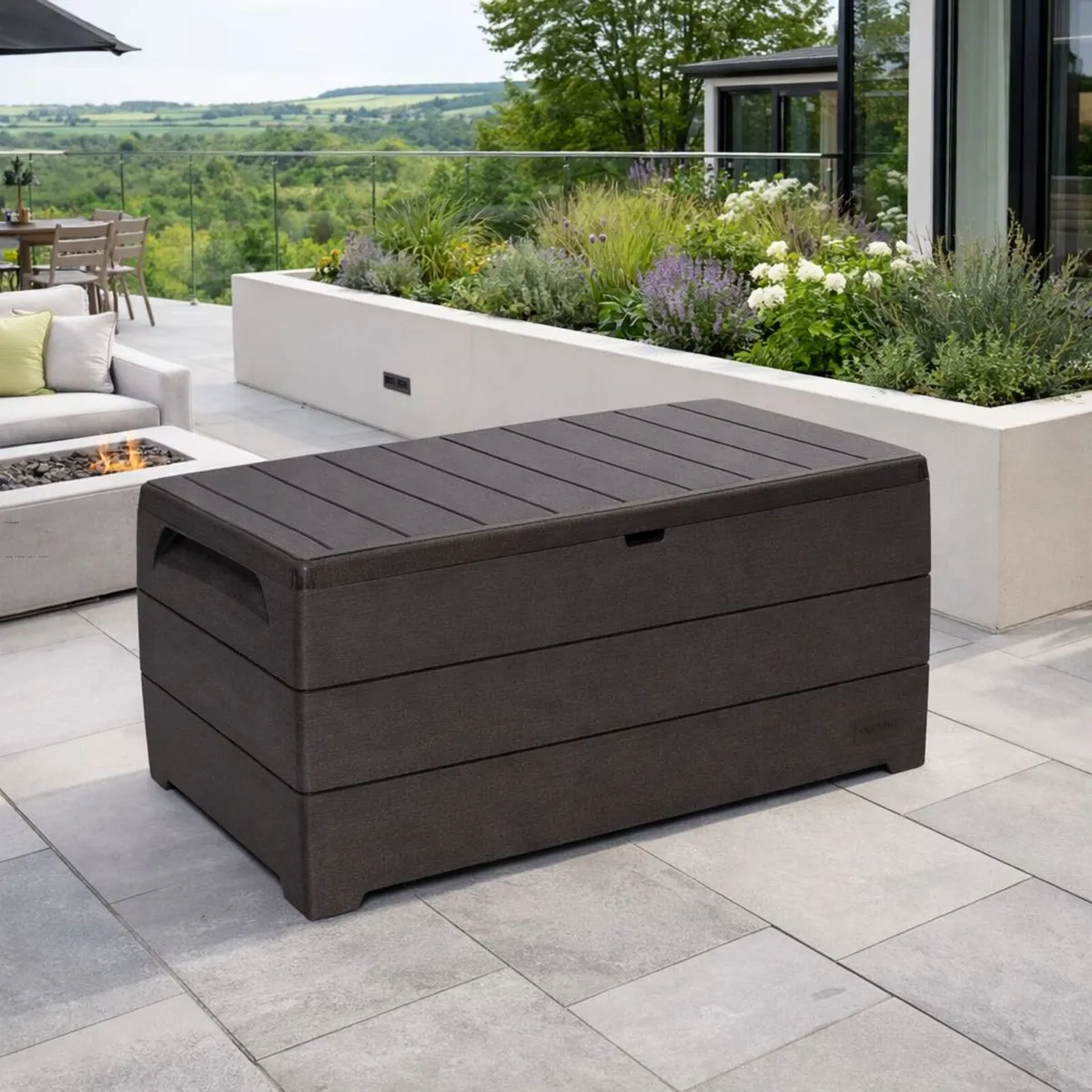 🌟 Durabox 416L Patio Storage Box – Brown - Image 3