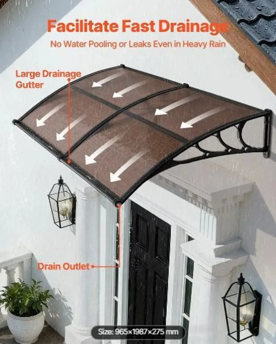 Awnings for Door Entrance, 38 x 78 in - Image 2