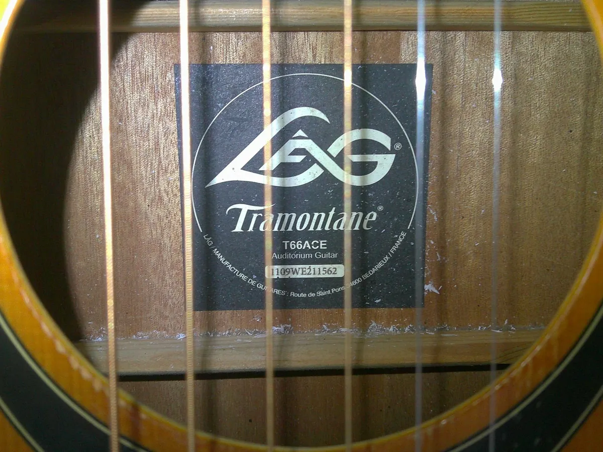 Beautifully Crafted Lag Acoustic Guitar - Image 3