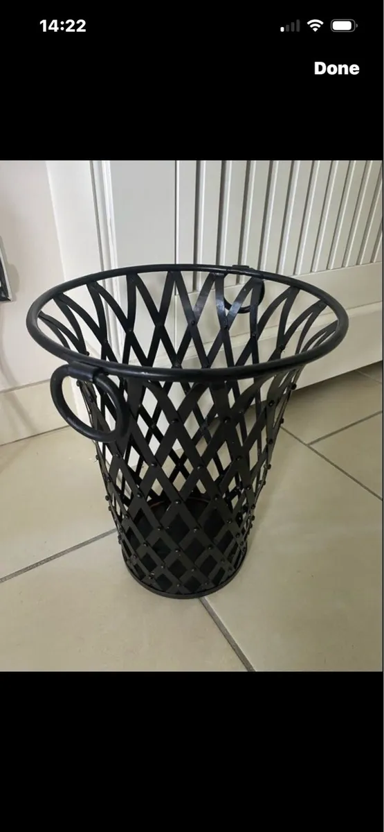 Metal Waste Basket - Image 1