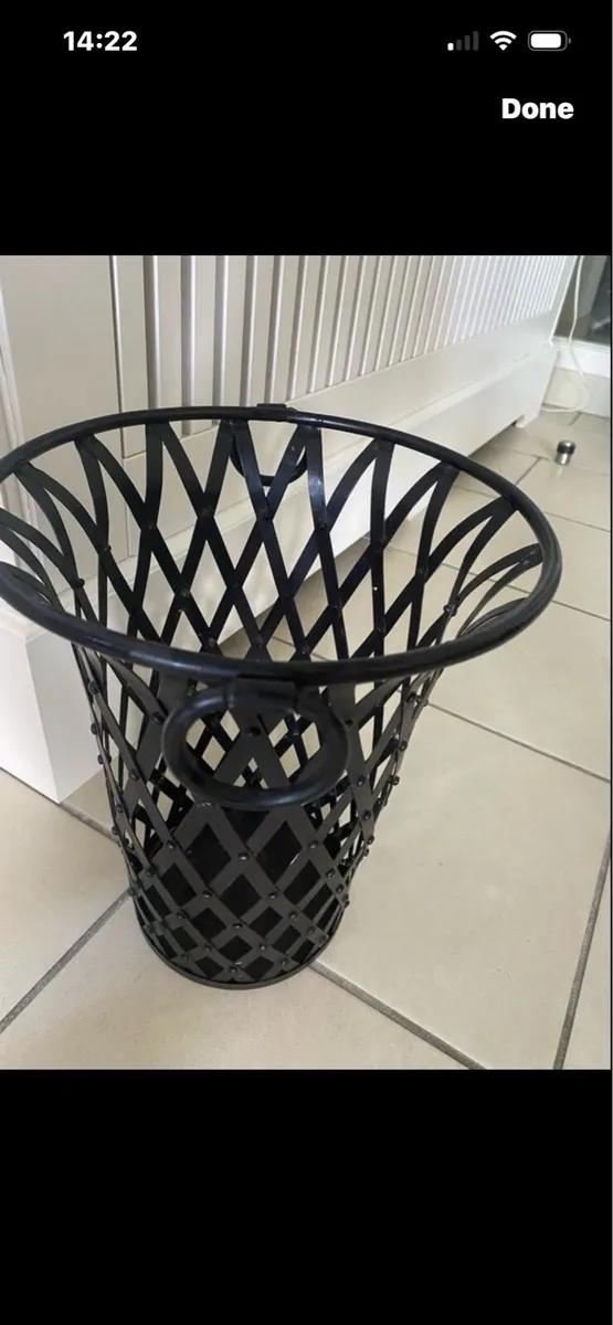 Metal Waste Basket - Image 2