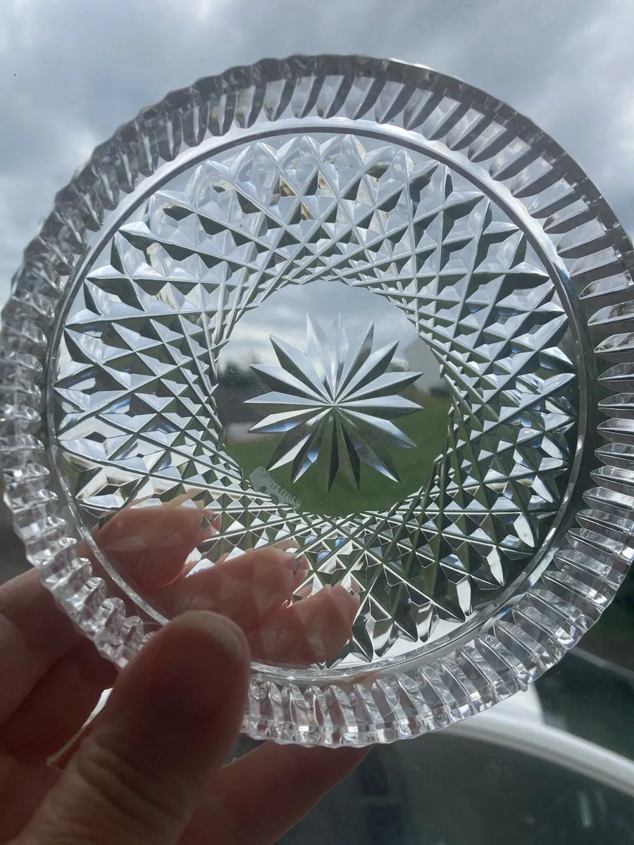 Pr Waterford Crystal wine coasters - Image 3